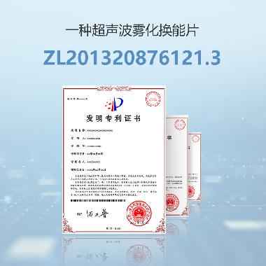 一种超声波雾化换能片 ZL201320876121.3